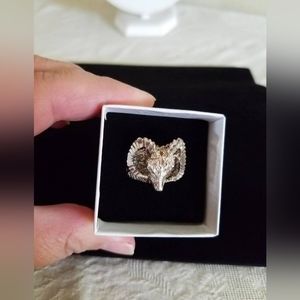 Sterling Ram Statement Ring